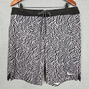 Nike‎ 9" Volley Swim Shorts Trunks Beach Wild Packable NESSC518 Men's Size 36